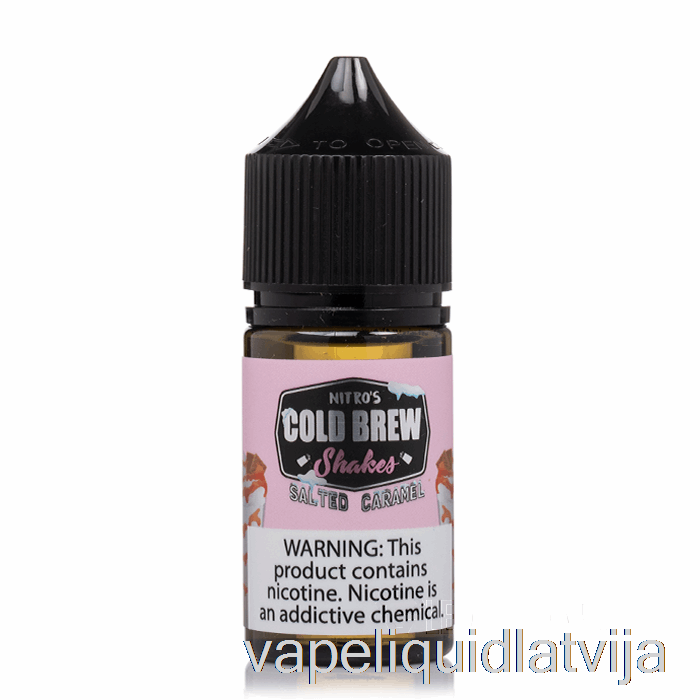 Sālīta Karamele - Nitros Auksti Brūvējamie Sāļi - 30ml 25mg Vape šķidrums